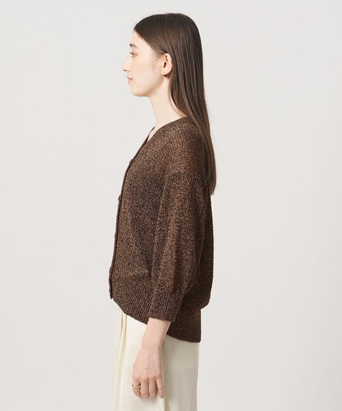 UNITED ARROWS(ユナイテッドアローズ)の「ペーパー ハーフスリーブ カーディガン(カーディガン/ボレロ・レディース・ロイヤルブルー/ダークブラウン/ナチュラル・FREE)」の19枚目の写真