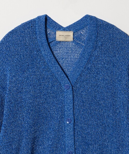 UNITED ARROWS（ユナイテッドアローズ）の「ペーパー ハーフスリーブ カーディガン（カーディガン/ボレロ・レディース・ロイヤルブルー/ダークブラウン/ナチュラル・FREE）」の13枚目の写真