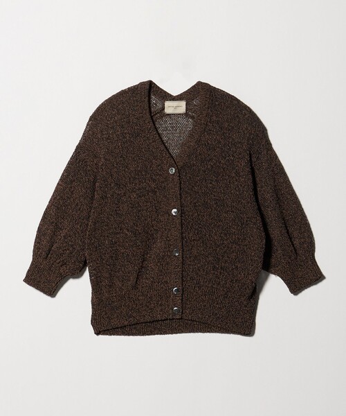 UNITED ARROWS(ユナイテッドアローズ)の「ペーパー ハーフスリーブ カーディガン(カーディガン/ボレロ・レディース・ロイヤルブルー/ダークブラウン/ナチュラル・FREE)」の10枚目の写真