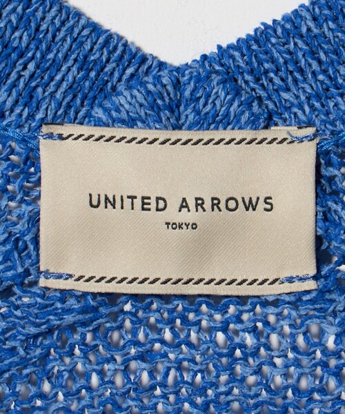 UNITED ARROWS(ユナイテッドアローズ)の「ペーパー ハーフスリーブ カーディガン(カーディガン/ボレロ・レディース・ロイヤルブルー/ダークブラウン/ナチュラル・FREE)」の13枚目の写真