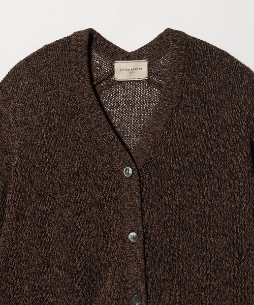 UNITED ARROWS（ユナイテッドアローズ）の「ペーパー ハーフスリーブ カーディガン（カーディガン/ボレロ・レディース・ロイヤルブルー/ダークブラウン/ナチュラル・FREE）」の21枚目の写真