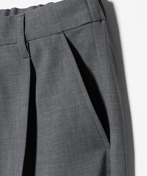 A DAY IN THE LIFE UNITED ARROWS(アデイインザライフユナイテッドアローズ)の「ウールライク ツイル 1プリーツ ワイドスラックス<A DAY IN THE LIFE>(スラックス・メンズ・ブラック/ダークグレー・L/M)」の5枚目の写真
