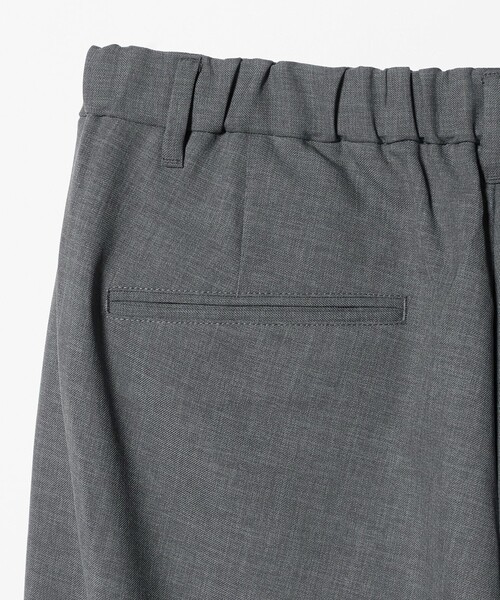 A DAY IN THE LIFE UNITED ARROWS(アデイインザライフユナイテッドアローズ)の「ウールライク ツイル 1プリーツ ワイドスラックス<A DAY IN THE LIFE>(スラックス・メンズ・ブラック/ダークグレー・L/M)」の6枚目の写真