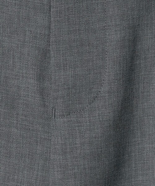 A DAY IN THE LIFE UNITED ARROWS(アデイインザライフユナイテッドアローズ)の「ウールライク ツイル 1プリーツ ワイドスラックス<A DAY IN THE LIFE>(スラックス・メンズ・ブラック/ダークグレー・L/M)」の9枚目の写真