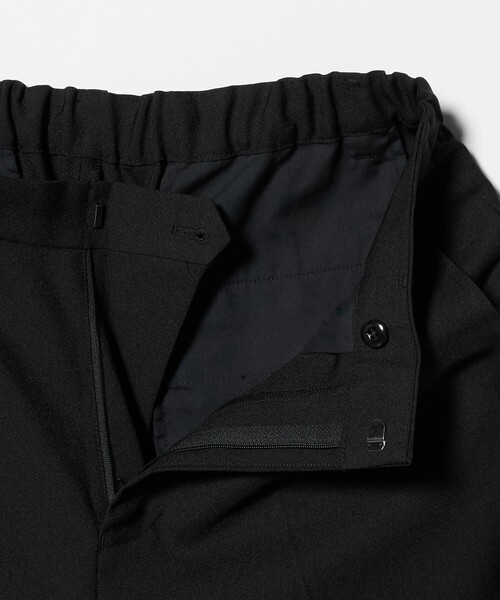 A DAY IN THE LIFE UNITED ARROWS(アデイインザライフユナイテッドアローズ)の「ウールライク ツイル 1プリーツ ワイドスラックス<A DAY IN THE LIFE>(スラックス・メンズ・ブラック/ダークグレー・L/M)」の11枚目の写真