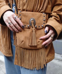 Ameri（アメリ）の「WESTERN FRINGE SACOCHE（ショルダーバッグ）」
