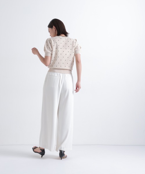 NATURAL BEAUTY BASIC(ナチュラルビューティーベーシック)の「ドットシアーカーディガン(カーディガン/ボレロ・レディース・ピンク系その他2/グレー系その他/ホワイト系その他・フリ-)」の8枚目の写真