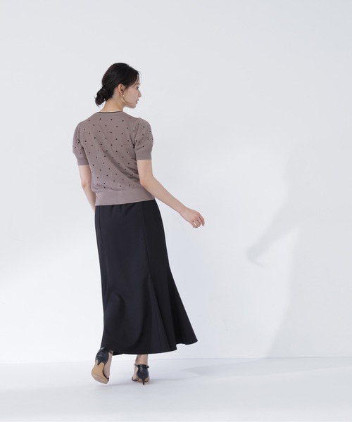 NATURAL BEAUTY BASIC(ナチュラルビューティーベーシック)の「ドットシアーカーディガン(カーディガン/ボレロ・レディース・ピンク系その他2/グレー系その他/ホワイト系その他・フリ-)」の18枚目の写真