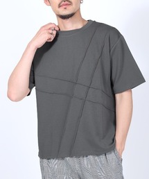 梨地ピンタックTシャツ