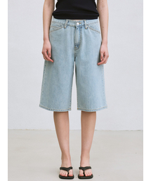 le | bermuda denim pants (light blue)(デニムパンツ)