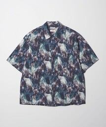 ロンシャン ブラッシュド パターン キャンプ シャツ GRANDE型