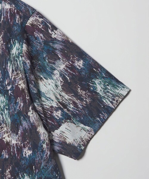 BEAUTY&YOUTH UNITED ARROWS(ビューティーアンドユースユナイテッドアローズ)の「ロンシャン ブラッシュド パターン キャンプ シャツ GRANDE型(シャツ/ブラウス・メンズ・ネイビー・S/M/L/XL)」の17枚目の写真