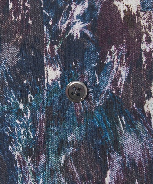 BEAUTY&YOUTH UNITED ARROWS(ビューティーアンドユースユナイテッドアローズ)の「ロンシャン ブラッシュド パターン キャンプ シャツ GRANDE型(シャツ/ブラウス・メンズ・ネイビー・S/M/L/XL)」の14枚目の写真