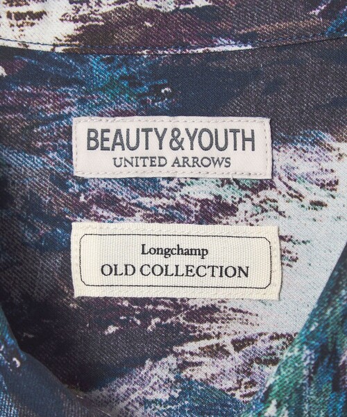 BEAUTY&YOUTH UNITED ARROWS(ビューティーアンドユースユナイテッドアローズ)の「ロンシャン ブラッシュド パターン キャンプ シャツ GRANDE型(シャツ/ブラウス・メンズ・ネイビー・S/M/L/XL)」の13枚目の写真