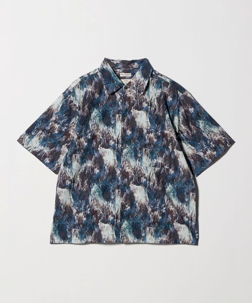 BEAUTY&YOUTH UNITED ARROWS(ビューティーアンドユースユナイテッドアローズ)の「ロンシャン ブラッシュド パターン キャンプ シャツ GRANDE型(シャツ/ブラウス・メンズ・ネイビー・S/M/L/XL)」の12枚目の写真