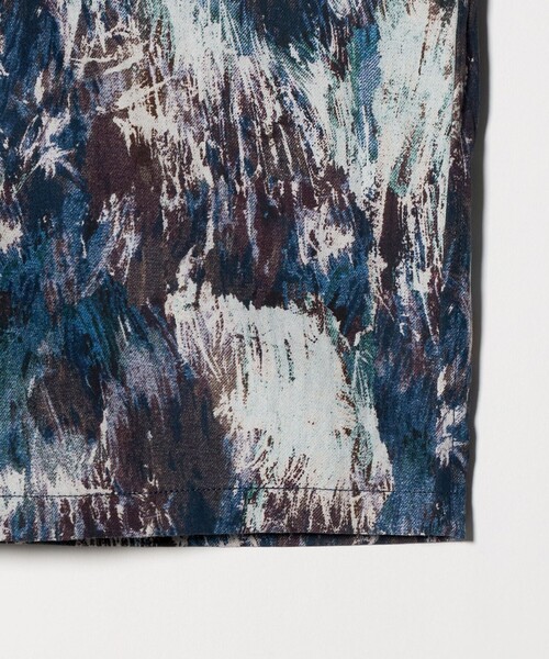 BEAUTY&YOUTH UNITED ARROWS(ビューティーアンドユースユナイテッドアローズ)の「ロンシャン ブラッシュド パターン キャンプ シャツ GRANDE型(シャツ/ブラウス・メンズ・ネイビー・S/M/L/XL)」の8枚目の写真