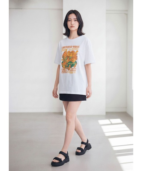 INTERPLAY(インタープレイ)の「【INTERPLAY】Happy Hippie S/S Tee Shirt(Tシャツ/カットソー・メンズ・ホワイト/ナチュラル・X-LARGE/MEDIUM)」の9枚目の写真
