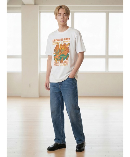 INTERPLAY(インタープレイ)の「【INTERPLAY】Happy Hippie S/S Tee Shirt(Tシャツ/カットソー・メンズ・ホワイト/ナチュラル・X-LARGE/MEDIUM)」の8枚目の写真