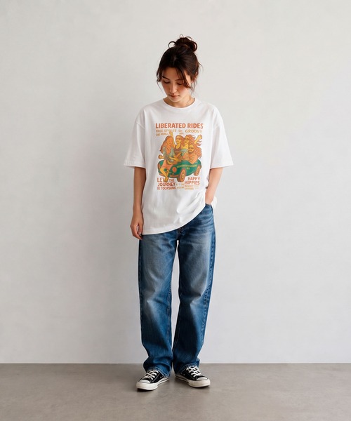 INTERPLAY(インタープレイ)の「【INTERPLAY】Happy Hippie S/S Tee Shirt(Tシャツ/カットソー・メンズ・ホワイト/ナチュラル・X-LARGE/MEDIUM)」の10枚目の写真
