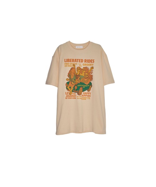 INTERPLAY(インタープレイ)の「【INTERPLAY】Happy Hippie S/S Tee Shirt(Tシャツ/カットソー・メンズ・ホワイト/ナチュラル・X-LARGE/MEDIUM)」の7枚目の写真