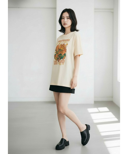 INTERPLAY(インタープレイ)の「【INTERPLAY】Happy Hippie S/S Tee Shirt(Tシャツ/カットソー・メンズ・ホワイト/ナチュラル・X-LARGE/MEDIUM)」の3枚目の写真