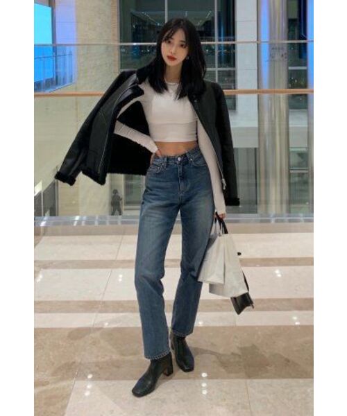 BRANDED（ブランデッド）の「[WOMAN] 103 ELENA JEANS [CROP STRAIGHT]（デニムパンツ・レディース・その他・1/2/3）」の8枚目の写真