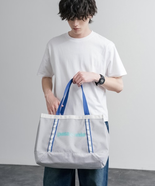 patagonia(パタゴニア)の「Patagonia パタゴニア BLACK HOLE TOTE 25L 大容量トートバッグ 無地/花柄(トートバッグ・メンズ・ホワイト/ブラック系/ブラック・FREE)」の7枚目の写真