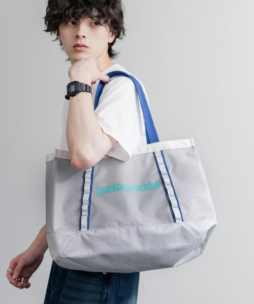 patagonia(パタゴニア)の「Patagonia パタゴニア BLACK HOLE TOTE 25L 大容量トートバッグ 無地/花柄(トートバッグ・メンズ・ホワイト/ブラック系/ブラック・FREE)」の8枚目の写真