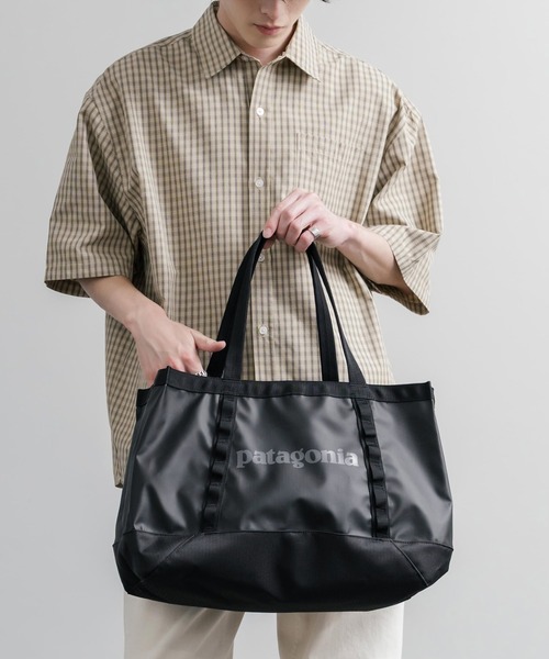 patagonia(パタゴニア)の「Patagonia パタゴニア BLACK HOLE TOTE 25L 大容量トートバッグ 無地/花柄(トートバッグ・メンズ・ホワイト/ブラック系/ブラック・FREE)」の13枚目の写真