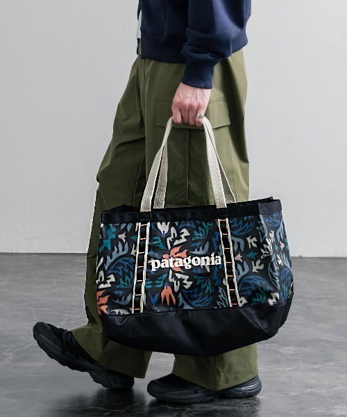 patagonia(パタゴニア)の「Patagonia パタゴニア BLACK HOLE TOTE 25L 大容量トートバッグ 無地/花柄(トートバッグ・メンズ・ホワイト/ブラック系/ブラック・FREE)」の18枚目の写真