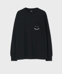 ウィメンズ "Happy" ロングスリーブTシャツ / 165406 234VE