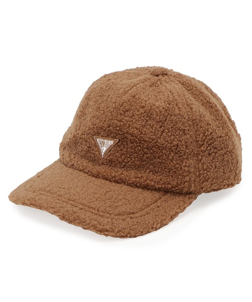 Guess(ゲス)の「TEDDY Baseball Cap 帽子 キャップ ボア(キャップ・レディース・ブラウン/ブラック・ONE SIZE)」の2枚目の写真