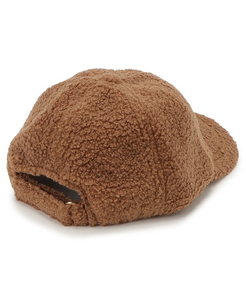 Guess(ゲス)の「TEDDY Baseball Cap 帽子 キャップ ボア(キャップ・レディース・ブラウン/ブラック・ONE SIZE)」の4枚目の写真