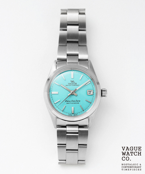 VAGUE WATCH CO.(ヴォーグウォッチカンパニー)の「VAGUE WATCH CO. Every-One Blue with HIGHSNOBIETY(アナログ腕時計・レディース・シルバー・FREE)」の1枚目の写真
