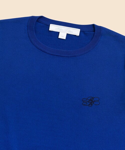 BROOKS BROTHERS（ブルックスブラザーズ）の「【Double B Collection】 キュプラ/ナイロン　BBロゴ　ショートスリーブセーター（ニット/セーター・レディース・グレー・SMALL/MEDIUM/LARGE/X-SMALL）」の7枚目の写真