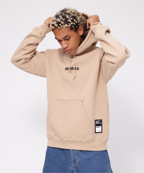 AVIREX(アヴィレックス)の「《WEB&DEPOT限定》A STAR PULL PARKA / Aスター プルパーカー / AVIREX / アヴィレックス(パーカー・メンズ・ベージュ/ライトグレー/オリーブ/ブラック/バーガンディー/イエロー・MEDIUM/XX-LARGE/X-LARGE/LARGE)」の3枚目の写真