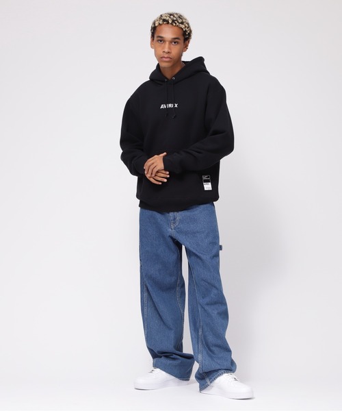 AVIREX(アヴィレックス)の「《WEB&DEPOT限定》A STAR PULL PARKA / Aスター プルパーカー / AVIREX / アヴィレックス(パーカー・メンズ・ベージュ/ライトグレー/オリーブ/ブラック/バーガンディー/イエロー・MEDIUM/XX-LARGE/X-LARGE/LARGE)」の9枚目の写真