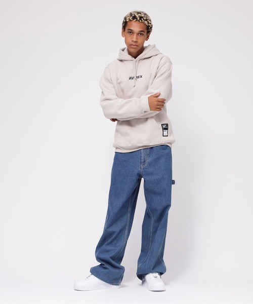 AVIREX(アヴィレックス)の「《WEB&DEPOT限定》A STAR PULL PARKA / Aスター プルパーカー / AVIREX / アヴィレックス(パーカー・メンズ・ベージュ/ライトグレー/オリーブ/ブラック/バーガンディー/イエロー・MEDIUM/XX-LARGE/X-LARGE/LARGE)」の13枚目の写真