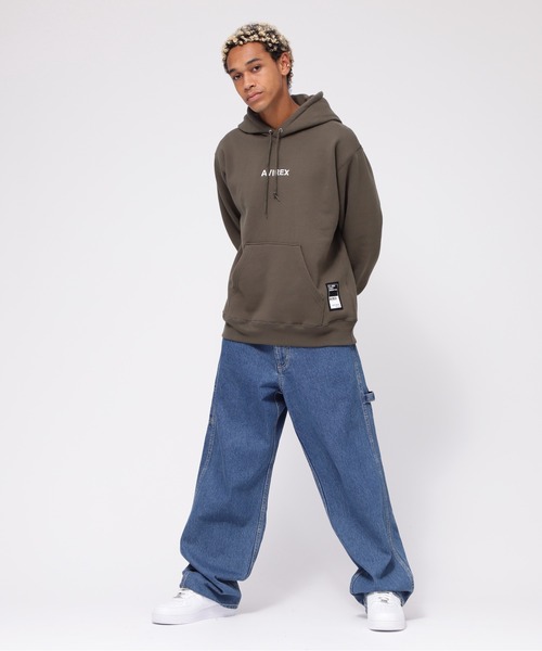 AVIREX(アヴィレックス)の「《WEB&DEPOT限定》A STAR PULL PARKA / Aスター プルパーカー / AVIREX / アヴィレックス(パーカー・メンズ・ベージュ/ライトグレー/オリーブ/ブラック/バーガンディー/イエロー・MEDIUM/XX-LARGE/X-LARGE/LARGE)」の17枚目の写真