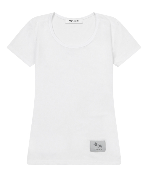 COIRIS（コイリス）の「コリミディ半袖Tシャツ（3カラー）（Tシャツ/カットソー・レディース・グレー/ホワイト/ブラック・FREE）」の5枚目の写真