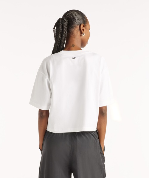 NEW BALANCE(ニューバランス)の「NB GREY グラフィックショートスリーブTシャツ(Tシャツ/カットソー・レディース・チャコールグレー/ホワイト・MEDIUM/SMALL/X-SMALL/X-LARGE/LARGE)」の3枚目の写真