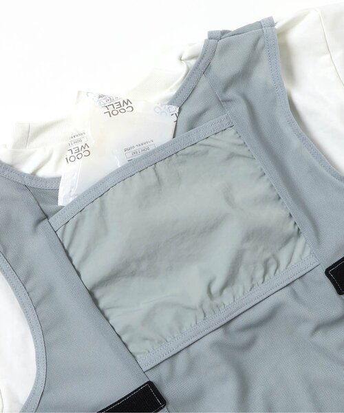 BREEZE（ブリーズ）の「【冷たい/サマーエール】冷っほーい！保冷剤ベスト付き半袖Tシャツ_気化冷却_接触冷感_UVカット（Tシャツ/カットソー・キッズ・ブラック/オフホワイト・120/140/130/90/80/110/100）」の21枚目の写真