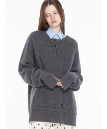 Back Heart Cutting Sweater / バックハートカッティングセーター