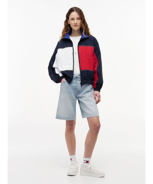 tommy jeans（トミー ジーンズ）の「フラッグハイネックジャケット（ブルゾン・レディース・ネイビー・MEDIUM/X-SMALL/SMALL）」の3枚目の写真