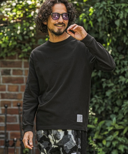wjk reluxe(ダブルジェーケーリラックス)の「mlt5793- Embroidered 10oz Long Sleeve T Shirt ロングスリーブTシャツ(WR26W-28)(Tシャツ/カットソー・メンズ・ホワイト/ブラック/ネイビー・XL/L/M)」の18枚目の写真