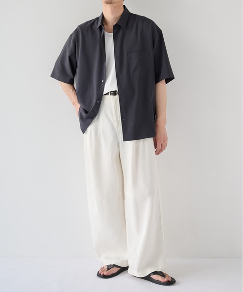 PUBLIC TOKYO(パブリックトウキョウ)の「極-3℃サンガードタンクトップ(Tシャツ/カットソー・メンズ・ブラック/ホワイト・1/2)」の16枚目の写真
