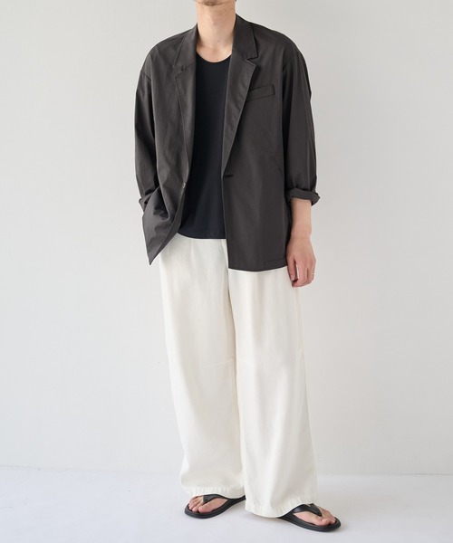 PUBLIC TOKYO(パブリックトウキョウ)の「極-3℃サンガードタンクトップ(Tシャツ/カットソー・メンズ・ブラック/ホワイト・1/2)」の13枚目の写真