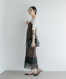 Andemiu（アンデミュウ）の「サテンレースキャミワンピース 1032173（ワンピース）」