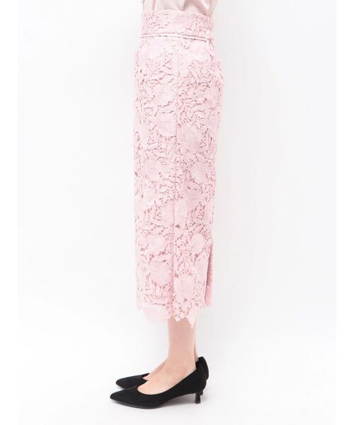 TONAL(トーナル)の「ケミカルレースパイピングタイトスカート(スカート・レディース・アイボリー/ピンク/ネイビー・MEDIUM/SMALL)」の16枚目の写真