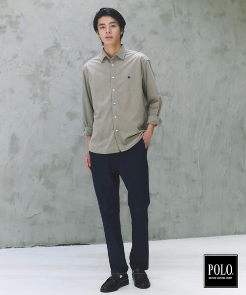 POLO BCS（ポロ ビーシーエス）の「POLO BCS/アソート長袖シャツ（シャツ/ブラウス・メンズ・ベージュ系5/グレー/ブルー系7/ネイビー/グレー系その他2/ダークブラウン系1・02/03/04）」の9枚目の写真